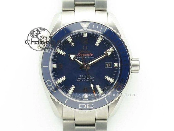 0210 Seamaster Diver 300M SS Blue Ceramic Bezel JVSF 1:1 Best Edition Blue Dial on SS Bracelet A SportInspired 7792